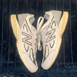NEW BALANCE TEDDY SANTIS X 990V4 MADE IN USA 'GREY BLACK